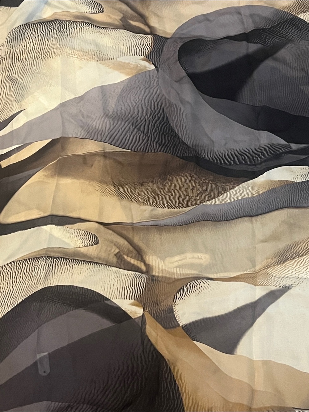 Salvatore Ferragamo Sheer Silk Oversized Scarf Wrap Leopard x Geometric Luxury